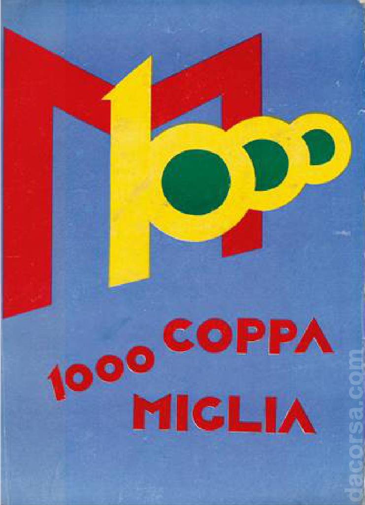 IV Coppa delle Mille Miglia held on 16 - 17 April 1930 in Italy with fourteen entries and results. Image for IV Coppa delle Mille Miglia