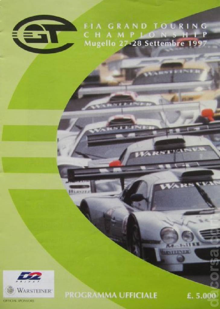 Poster ofMugello 4 Hours 1997, FIA GT Championship round 09, Italy, 27 - 28 September 1997 Poster of Mugello 4 Hours 1997, FIA GT Championship round 09, Italy, 27 - 28 September 1997