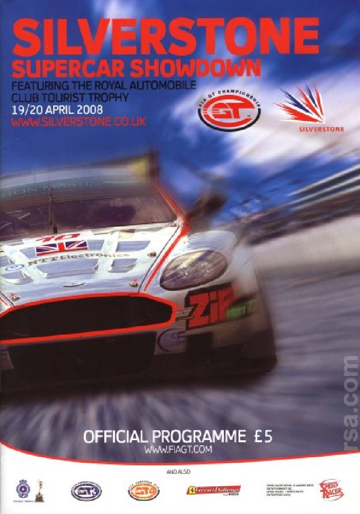 Poster ofFIA GT3 Championship Silverstone 2008, FIA GT3 European Championship round 01, United Kingdom, 19 - 20 April 2008 Poster of FIA GT3 Championship Silverstone 2008, FIA GT3 European Championship round 01, United Kingdom, 19 - 20 April 2008