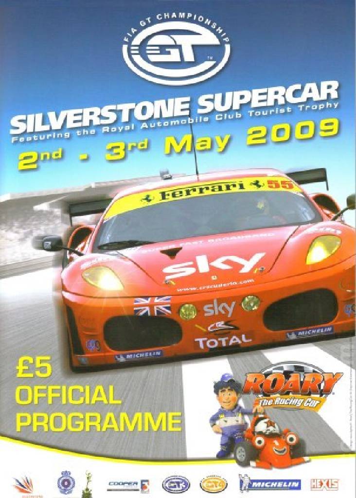 Poster ofFIA GT3 Silverstone 2009, FIA GT3 European Championship round 01, United Kingdom, 2 - 3 May 2009 Poster of FIA GT3 Silverstone 2009, FIA GT3 European Championship round 01, United Kingdom, 2 - 3 May 2009