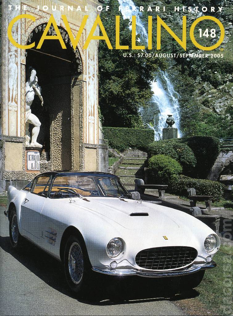 Cavallino Magazine issue 148 contains sixteen articles in american english on 100 pages bound softcover for August / September 2005. Image for Cavallino Magazine issue 148