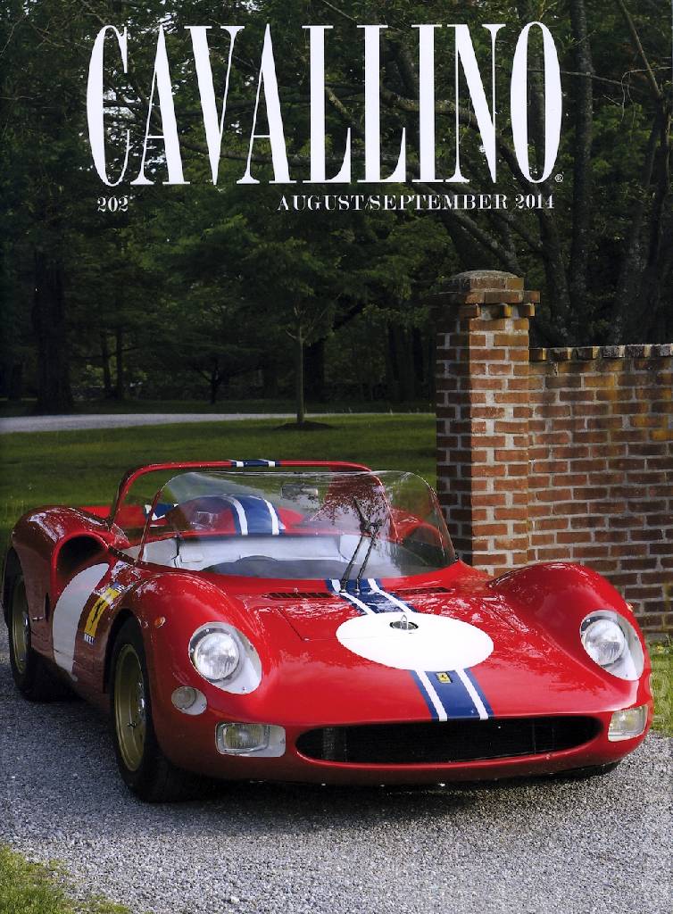 Cavallino Magazine issue 202 contains nineteen articles in american english on 104 pages bound softcover for August / September 2014. Image for Cavallino Magazine issue 202