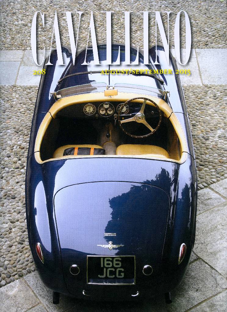 Cavallino Magazine issue 208 contains eighteen articles in american english on 96 pages bound softcover for August / September 2015. Image for Cavallino Magazine issue 208