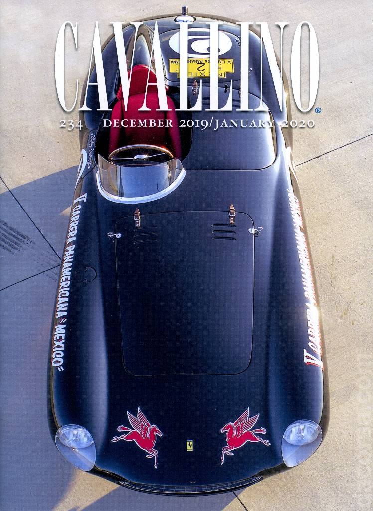 Cavallino Magazine issue 234 contains twenty articles in american english on 64 pages bound softcover for December 2019 / January 2020. Image for Cavallino Magazine issue 234