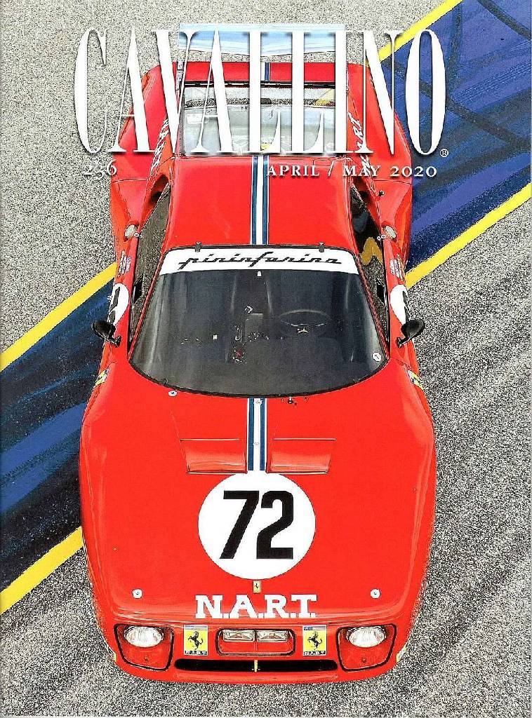 Cavallino Magazine issue 236 contains twenty three articles in american english on 80 pages bound softcover for April / May 2020. Image for Cavallino Magazine issue 236