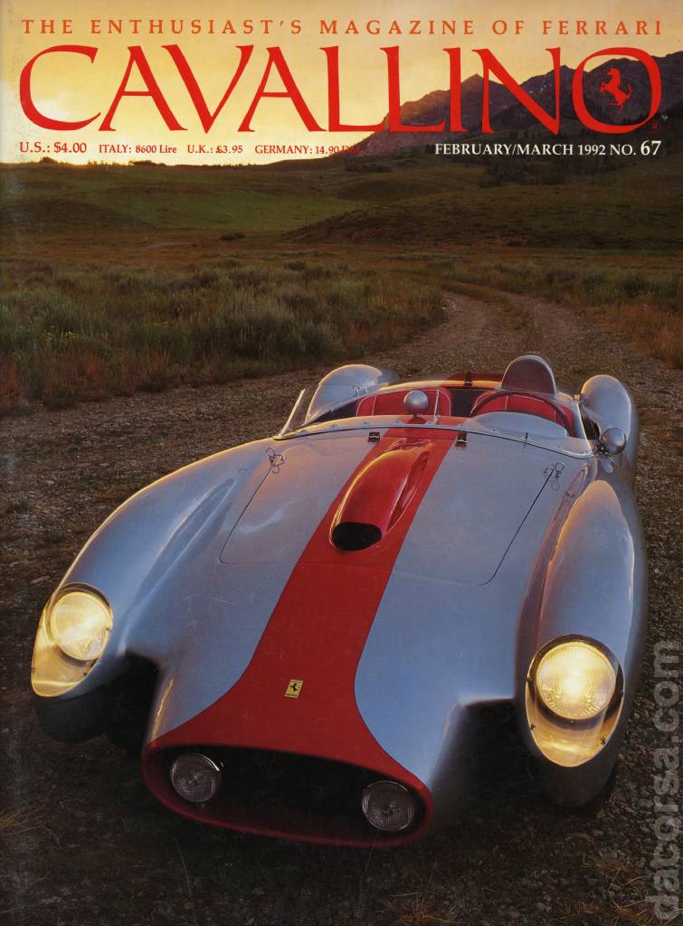 Cavallino Magazine issue 67 contains seventeen articles in american english on 48 pages bound softcover for February / March 1992. Image for Cavallino Magazine issue 67