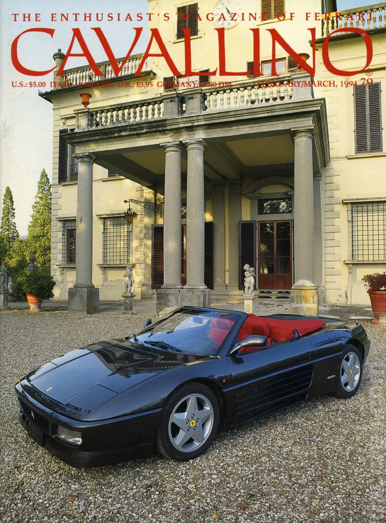 Cavallino Magazine issue 79 contains twenty one articles in american english on 48 pages bound softcover for February / March 1994. Image for Cavallino Magazine issue 79