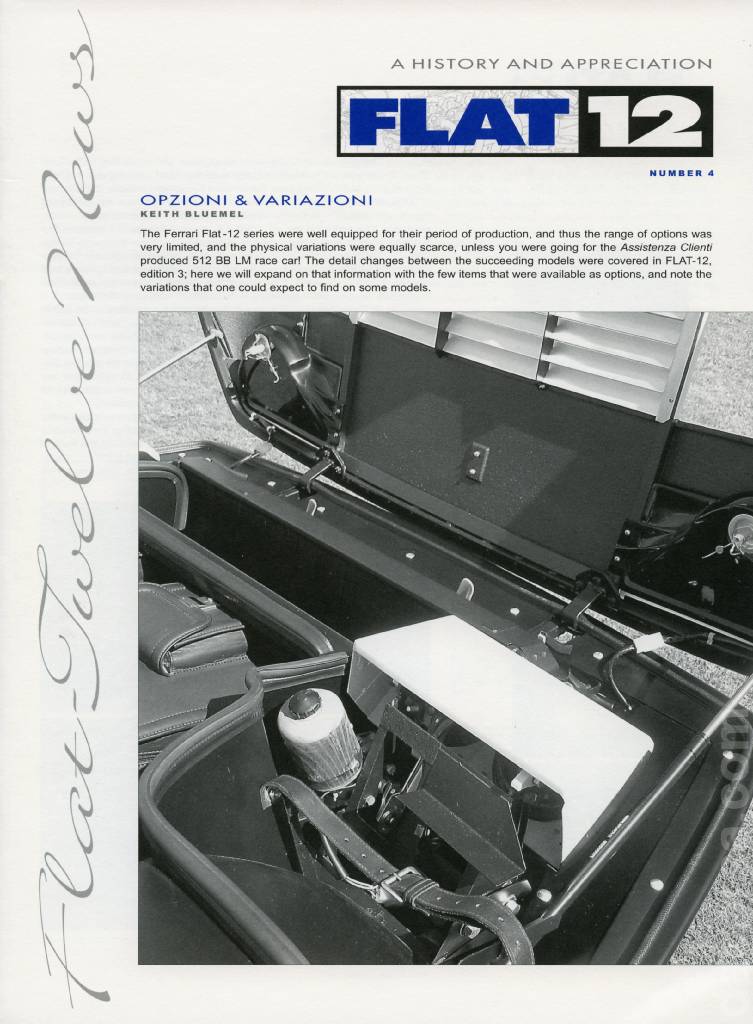 Flat 12 newsletter issue 4 contains six articles in american english on 16 pages bound softcover for NUMBER 4 (2005). Image for Flat 12 newsletter issue 4