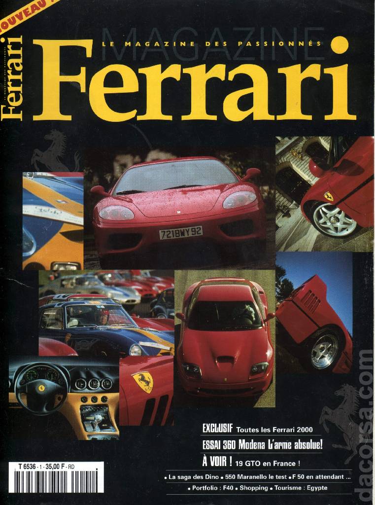 Ferrari Models issue 1 contains nine articles in french bound softcover as part of Auto Prestige Ferrari Models. Image for Ferrari Models issue 1
