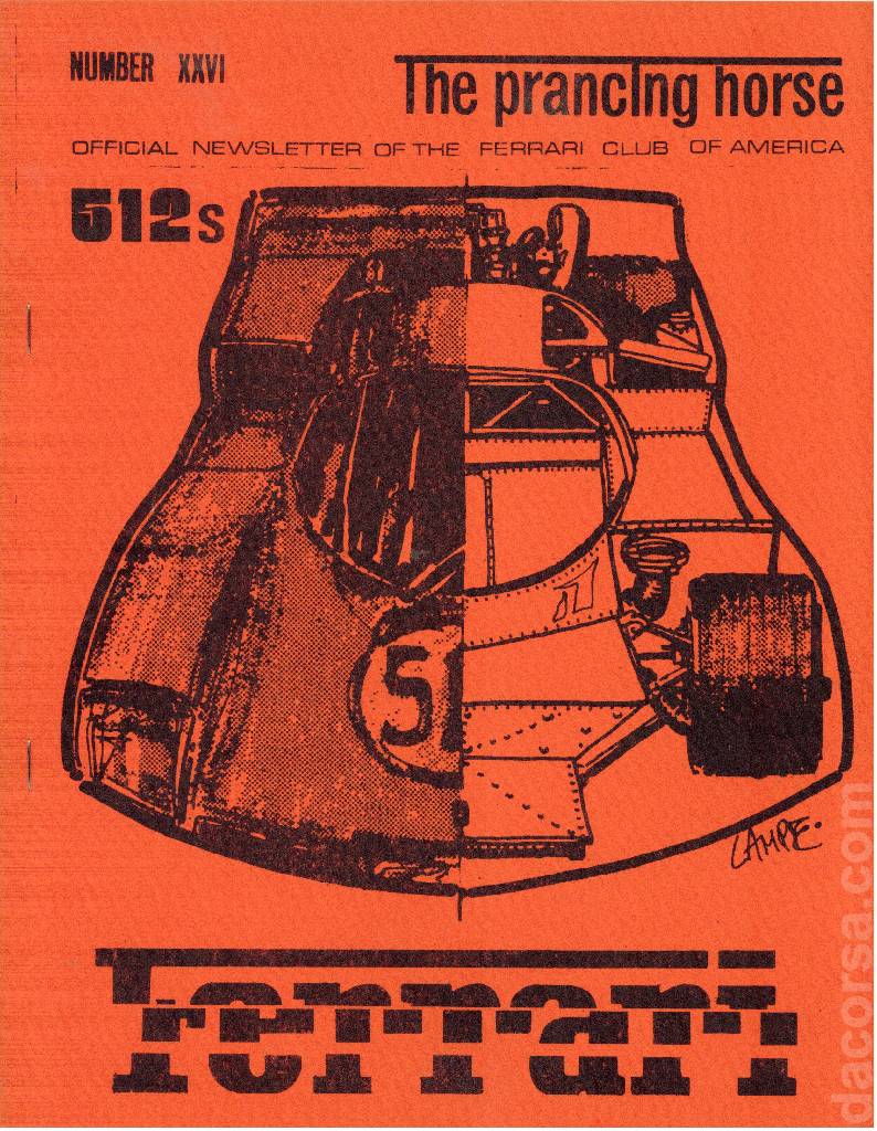 Prancing Horse issue 26 contains nine articles in american english for no. XXVI - Fall 1969. Image for Prancing Horse issue 26