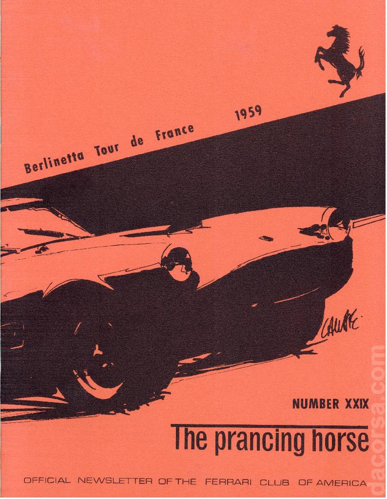 Prancing Horse issue 29 in american english for no. XXIX (1970). Image for Prancing Horse issue 29