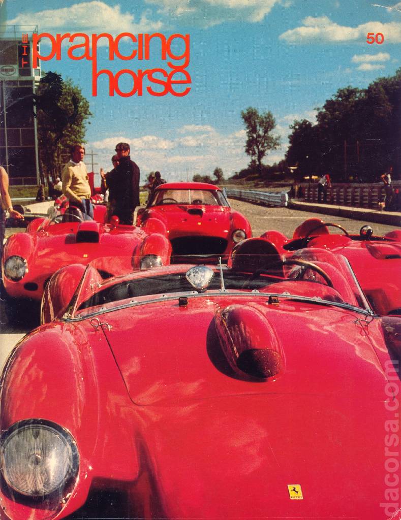 Prancing Horse issue 50 contains seven articles in american english on 32 pages bound softcover for no. 50 - Summer 1977. Image for Prancing Horse issue 50