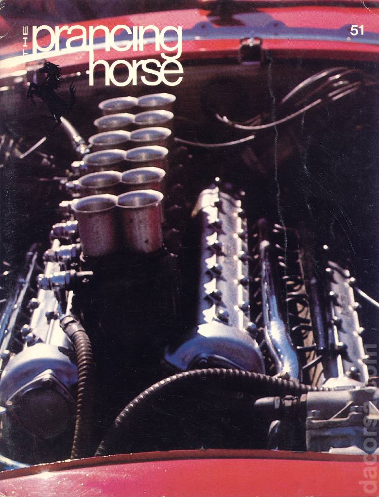 Prancing Horse issue 51 contains eleven articles in american english on 32 pages bound softcover for no. 51 - Fall 1977. Image for Prancing Horse issue 51