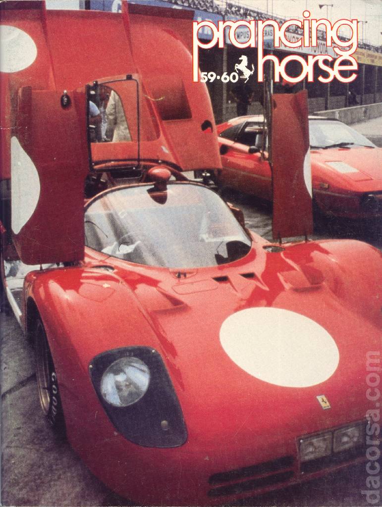Prancing Horse issue 59 contains twelve articles in american english bound softcover for no. 59 (60) - Spring / Summer 1980. Image for Prancing Horse issue 59