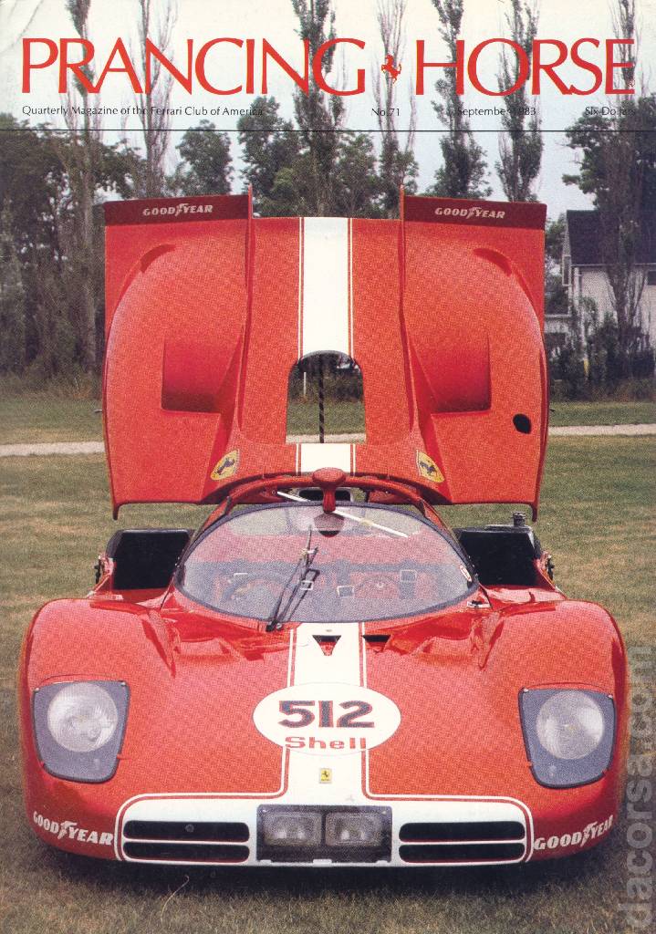 Prancing Horse issue 71 contains ten articles in american english on 30 pages bound softcover for no. 71 - September 1983. Image for Prancing Horse issue 71