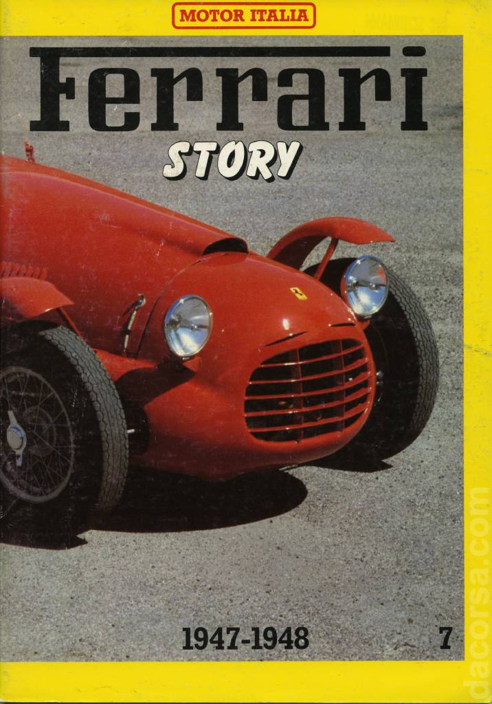 Ferrari Story (1947 - 1948) issue 7 in italian and english on 31 pages bound softcover. Image for Ferrari Story (1947 - 1948) issue 7