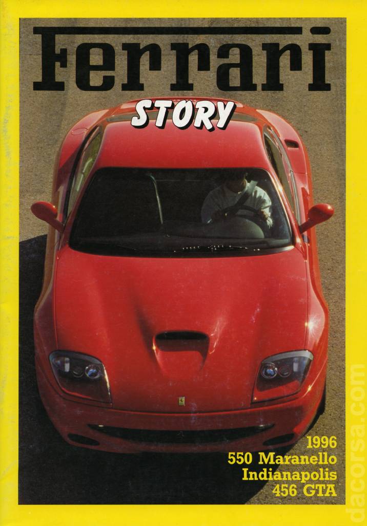 Ferrari Story (Ferrari 550 Maranello) issue 1996 in italian and english on 31 pages bound softcover. Image for Ferrari Story (Ferrari 550 Maranello) issue 1996