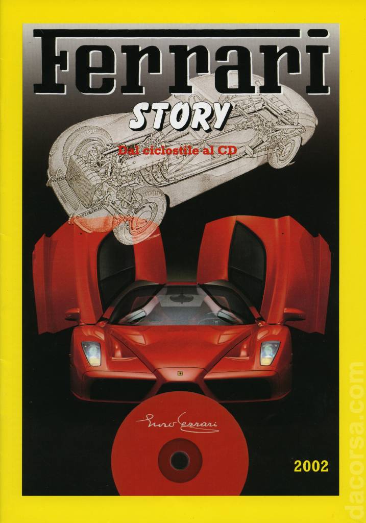 Ferrari Story (Ferrari Enzo) issue 2002 in italian and english on 31 pages bound softcover. Image for Ferrari Story (Ferrari Enzo) issue 2002