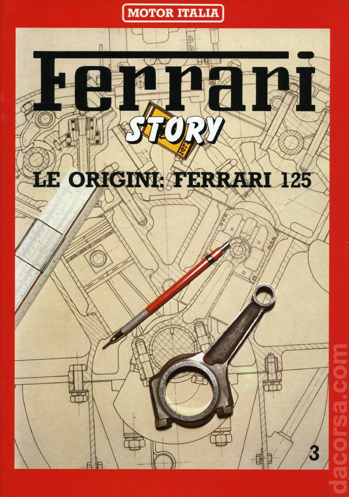 Ferrari Story (Le origini: Ferrari 125) issue 3 in italian and english on 23 pages bound softcover. Image for Ferrari Story (Le origini: Ferrari 125) issue 3